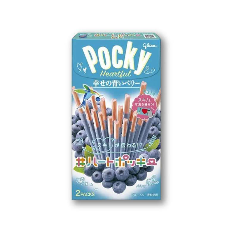 Pocky Herz Biskuit Sticks – Blaubeere