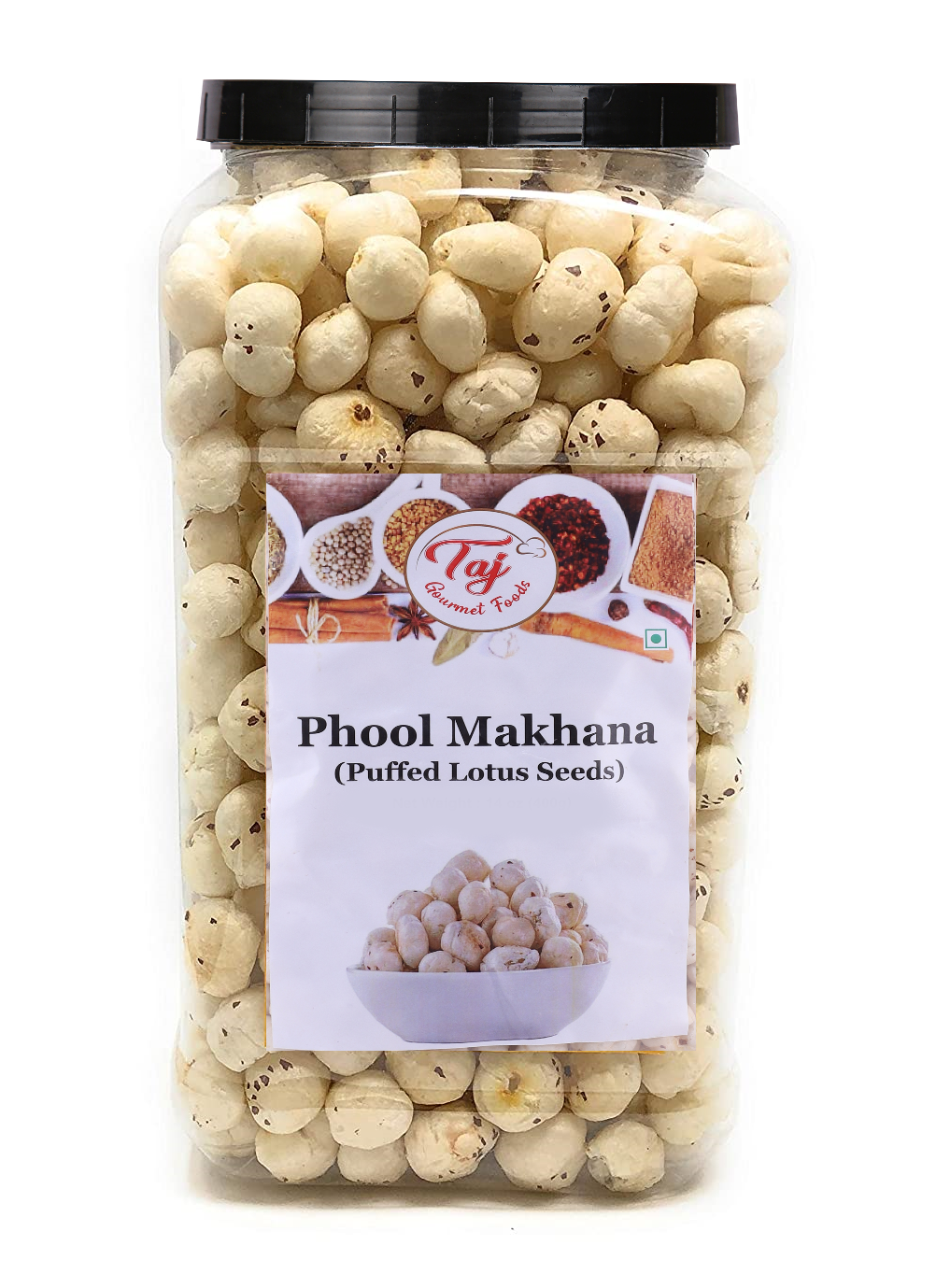TAJ Phool Makhana, Fuchsnuss, geknallter Lotussamen