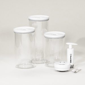 Glas-Vakuumdichtungsbehälter – 3er Set