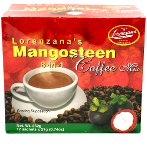 Lorenzana – Mangosteen 8 in 1 Kaffee – 12 Beutel x 21 g (210 g)