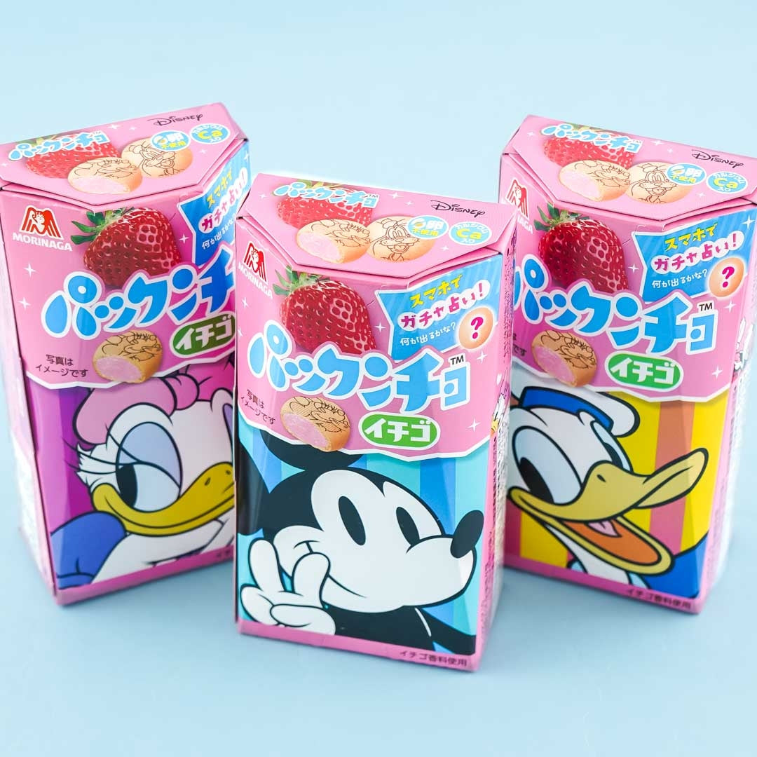 Disney Charaktere Pakkuncho Erdbeere Choco-gefüllte Snacks