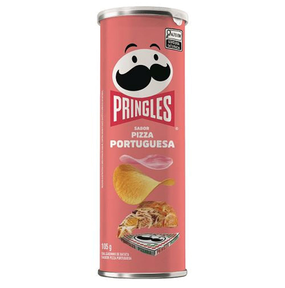 Pringles Pizza Portuguesa Kartoffelchips 115g BRAZIL (Fall von 12)