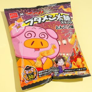 Oyatsu Butamen x CoroCoro Comics Nudel-Snacks – Tonkotu