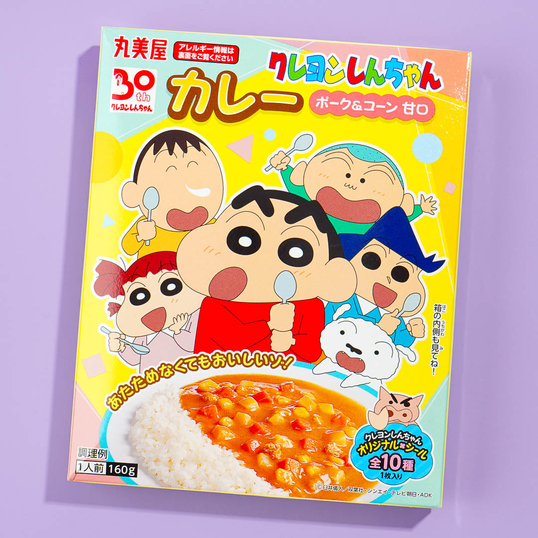 Crayon Shin-Chan Instant Schweinefleisch & süßes Mais Curry