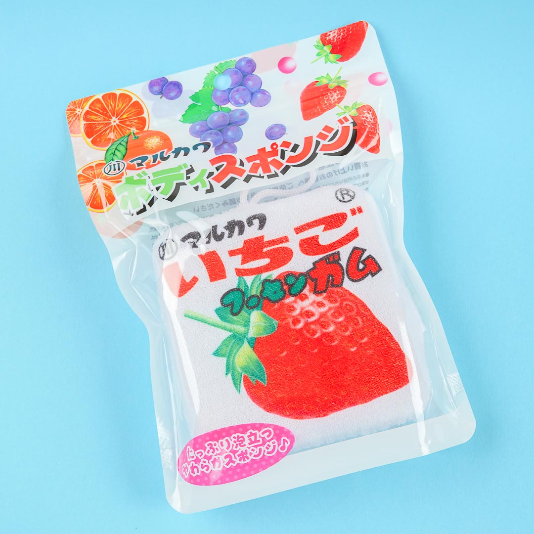 Marukawa Bubble Gum Körperschwamm – Erdbeere