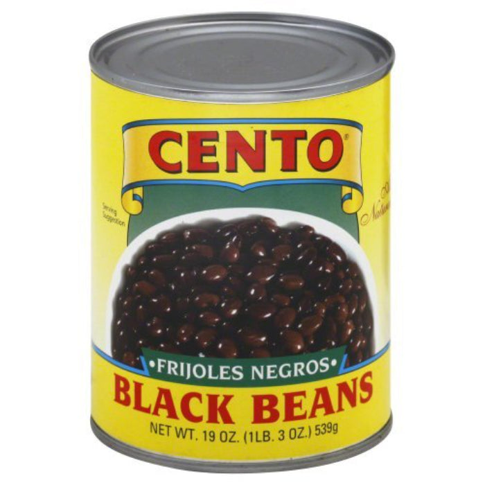 Cento – Schwarze Bohnen, 19 Oz (Packung von 12)