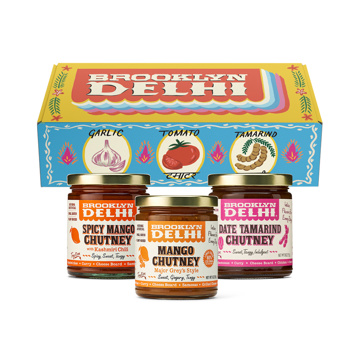 Brooklyn Delhi Chutney Trio Geschenkset