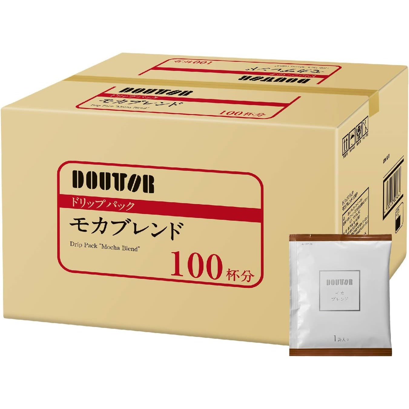 DOUTOR Kaffee Drip Packung Mocha Moca Moka Blend 100 Packungen Japan – Tokyo Sakura Mall