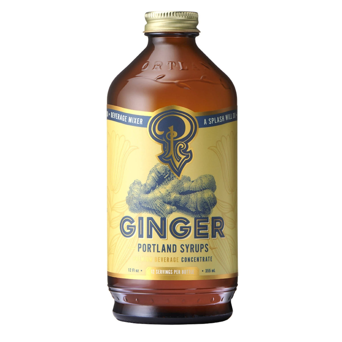 Ingwer Sirup Flaschen – 6 x 12 oz