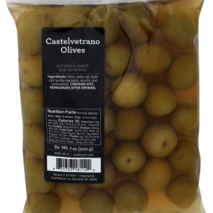 Divina – Olives Castelvetrano Beutel, 7 Unzen (Packung mit 18 Stück)