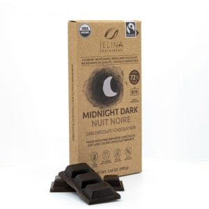 Jelina Chocolatier – Bar dunkle Schokolade 1,41 Unzen – (Packung mit 12 Stück)