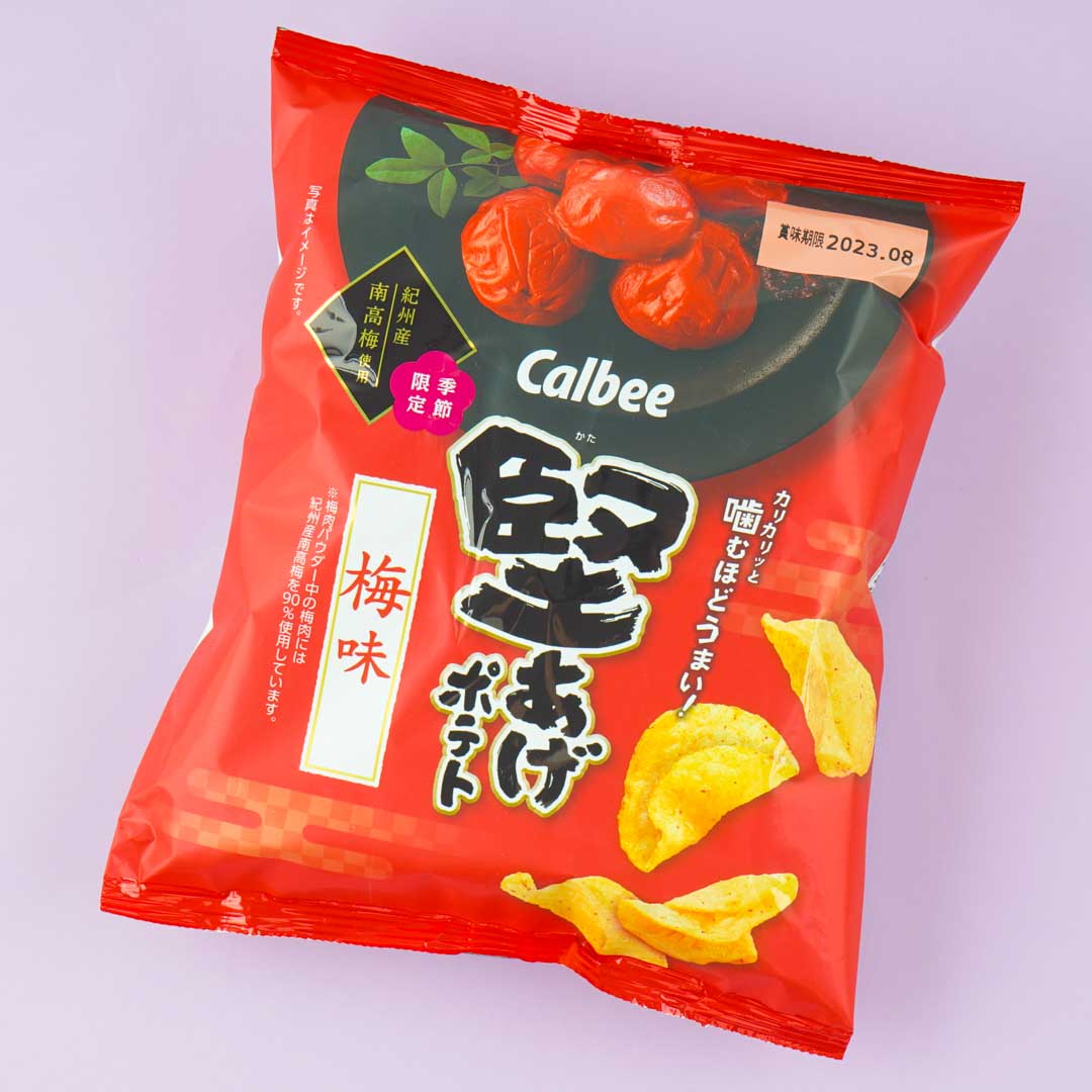 Calbee Kartoffelchips im Kata-Alter – Nanko Pflaume