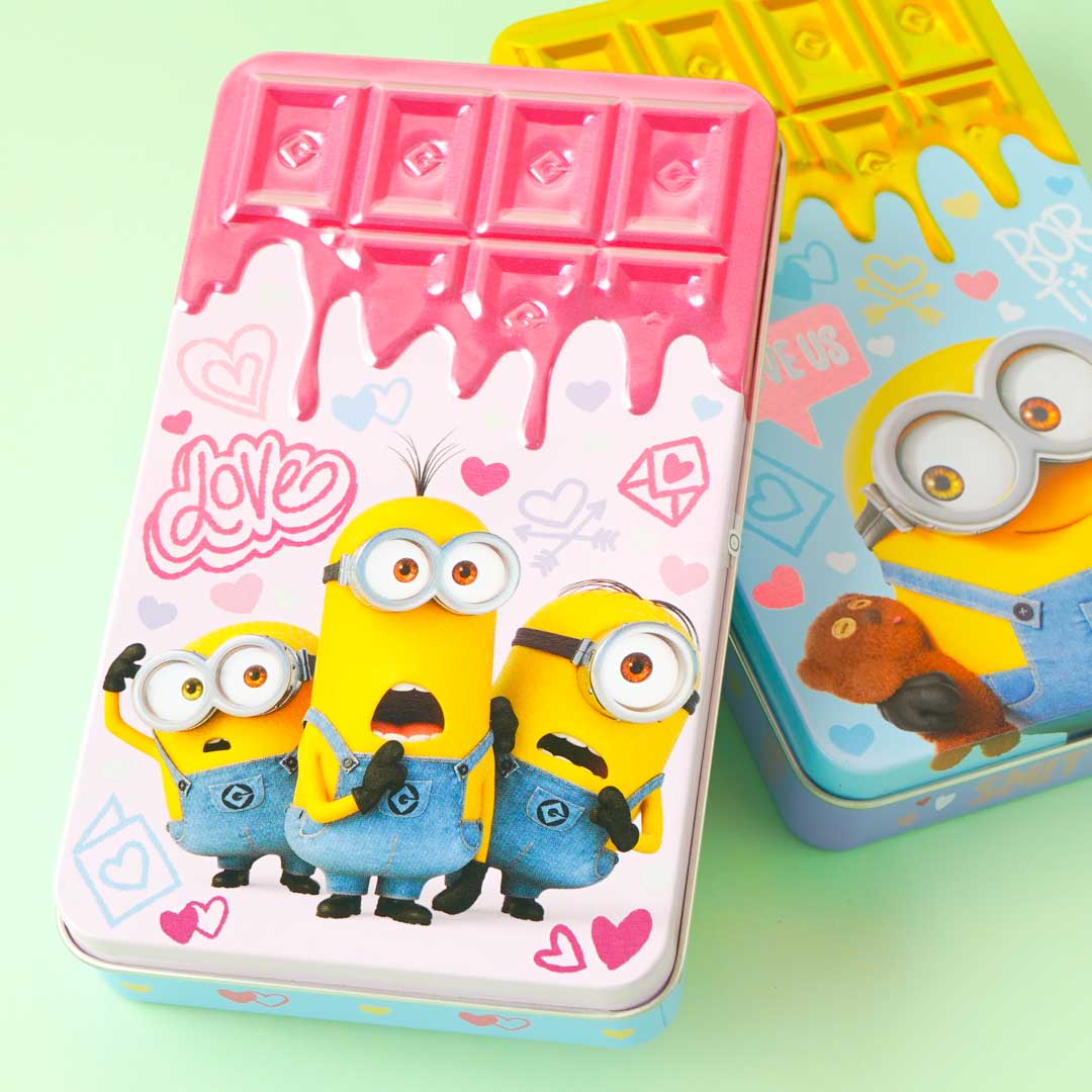 Minions Love Bar Blechdose mit Schokolade