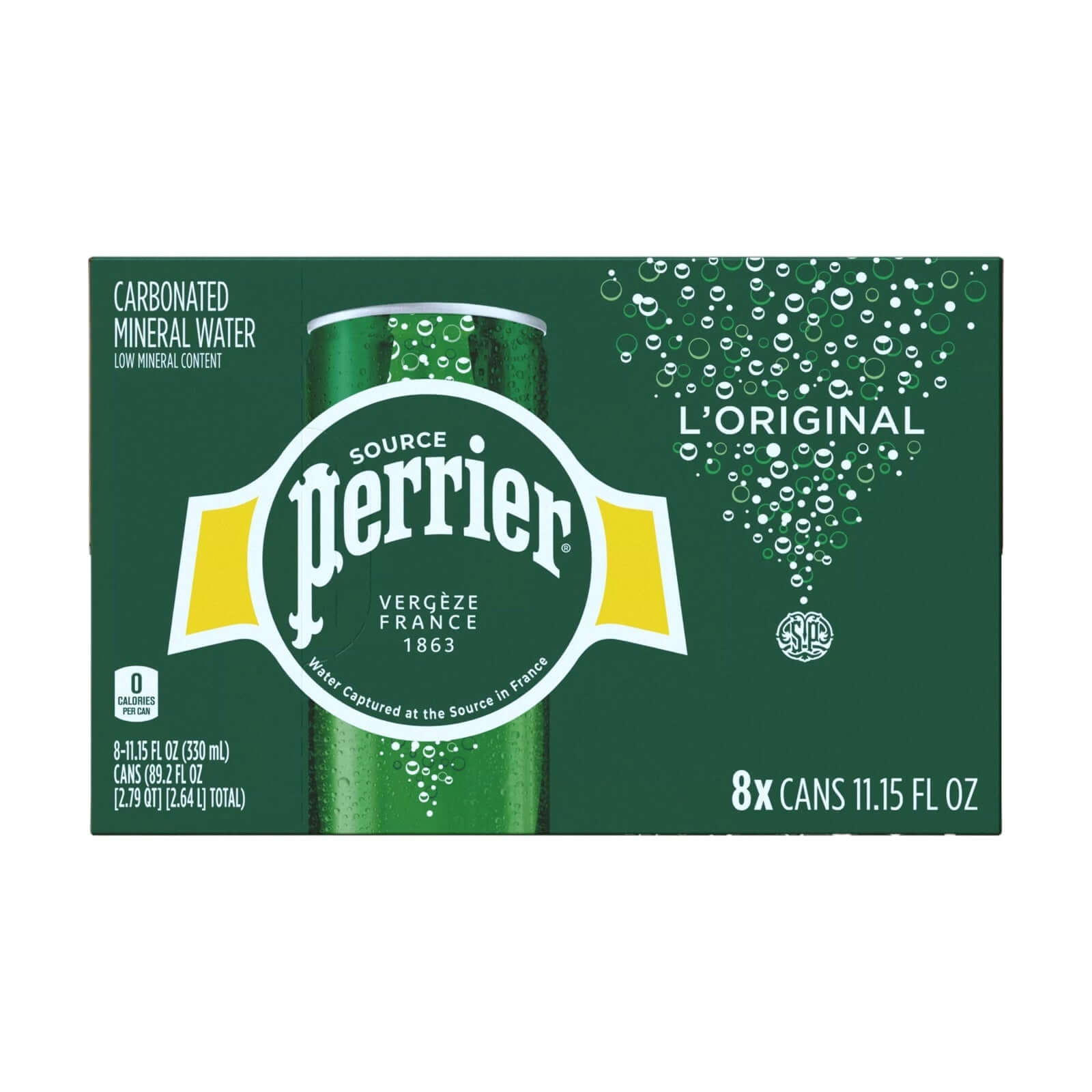 Perrier glitzernd Wasser Sleek Dosen