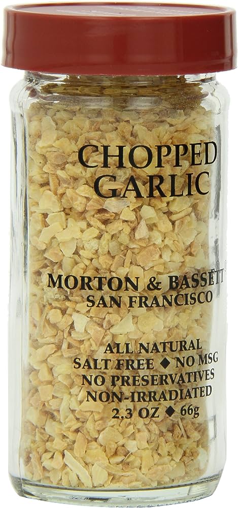 Morton & Bassett Knoblauch geschnitten 2,3 Oz – Packung mit 3
