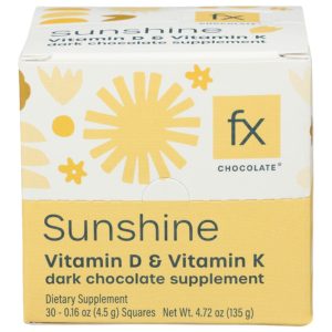 Fx Schokolade – fx dunkle Schokolade Sonnenschein 30 St. – Packung mit 1 – 30Pc
