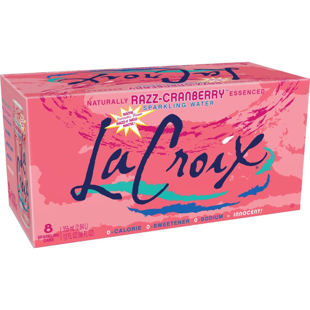LaCroix – Razz-Cranberry Funkelndes Wasser 8 Stk, 12 Oz