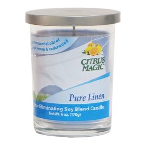 Citrus Magic – Reiner Leinengeruch, der Sojamischungskerze, 6 Oz beseitigt