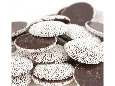 Dunkle Schokolade Nonpareils