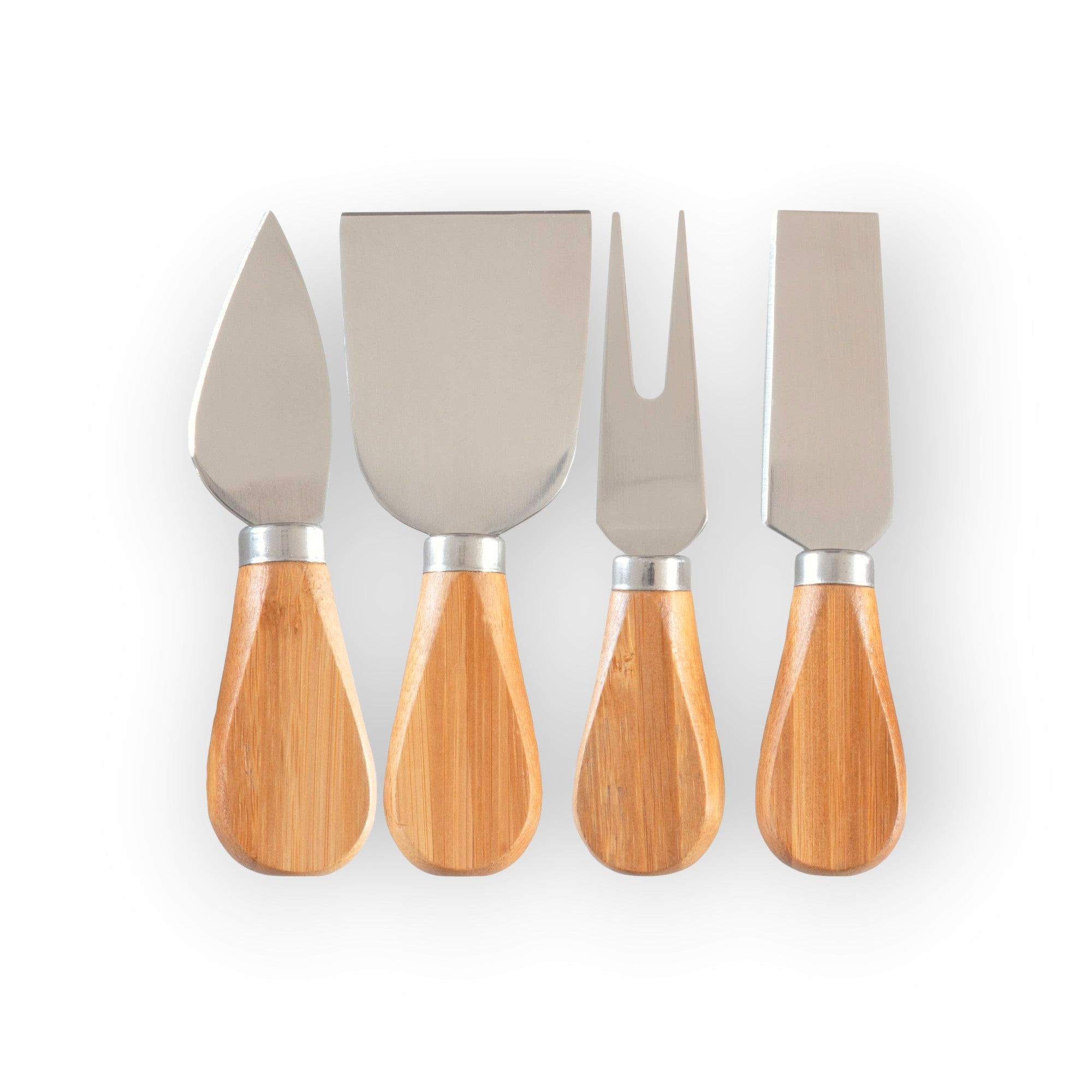 Totally Bamboo 4-teiliges Käse-Werkzeugset