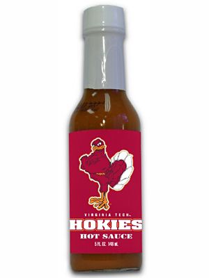Collegiate Chilisauce – Virginia Tech Hokies, 5 Unzen