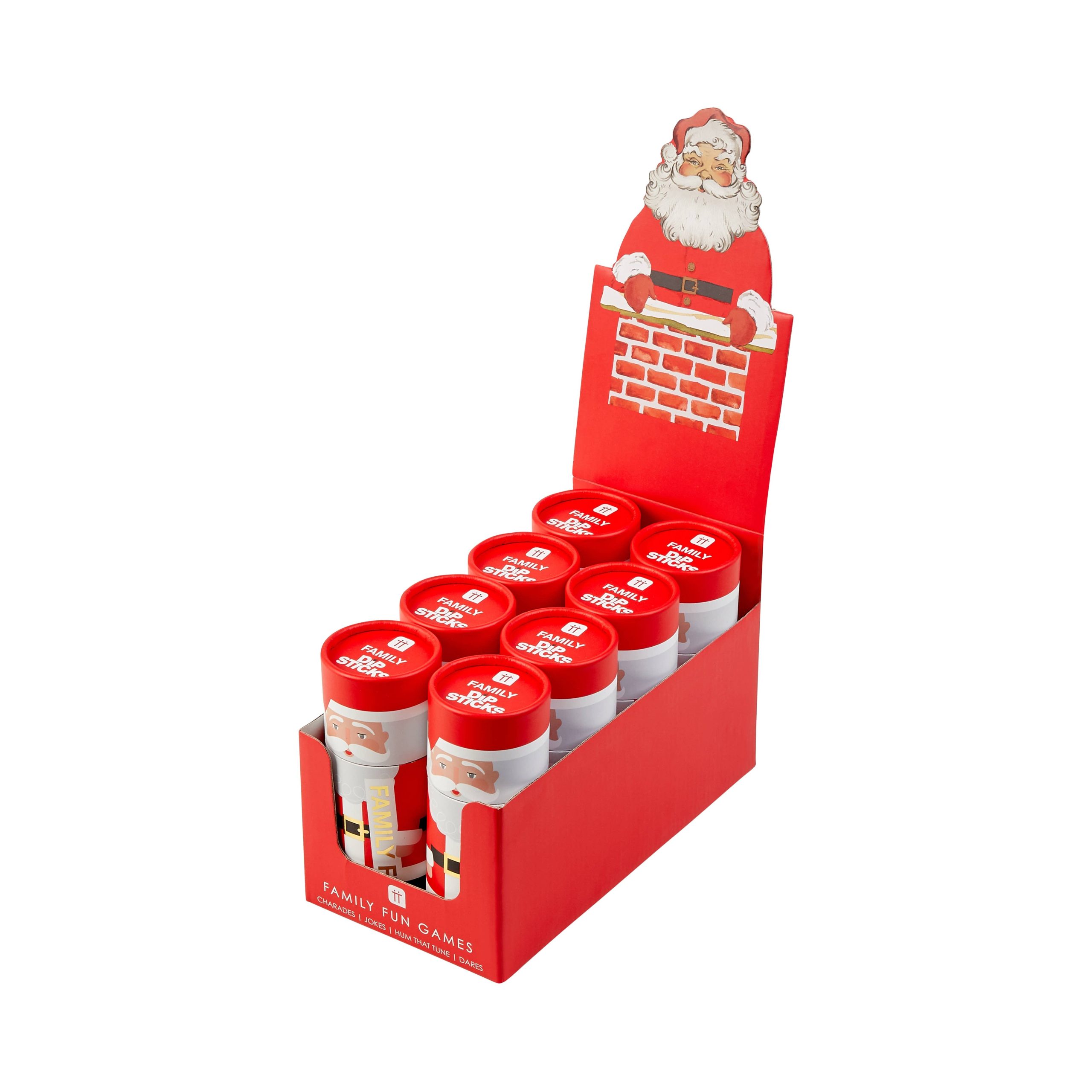 Sprechende Tische – Santa Dipsticks Weihnachten Spiel