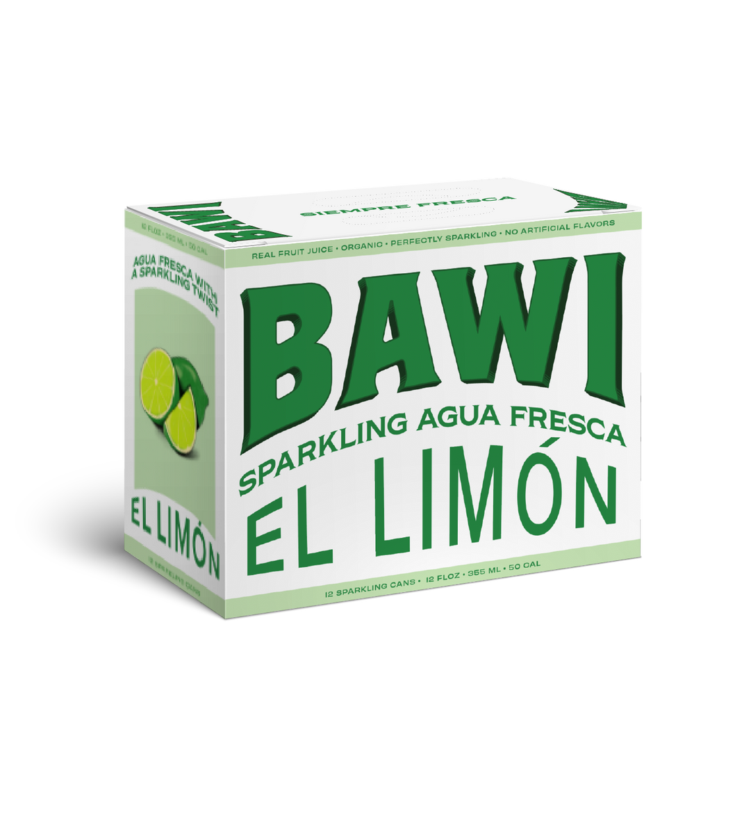 Bawi Agua Fresca EL LIMÓN (Citrus) Dose – 12 Dosen x 12 Unzen (355 ml)