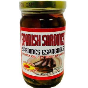 Leony’s – Spanish Sardines in Soya Öl – heiß und würzig – 8 Unzen