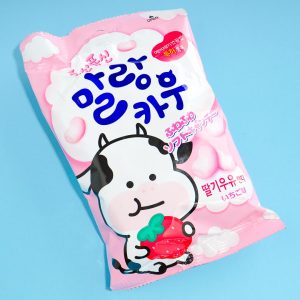 Lotte Malang Cow Soft Süßigkeiten – Erdbeermilch