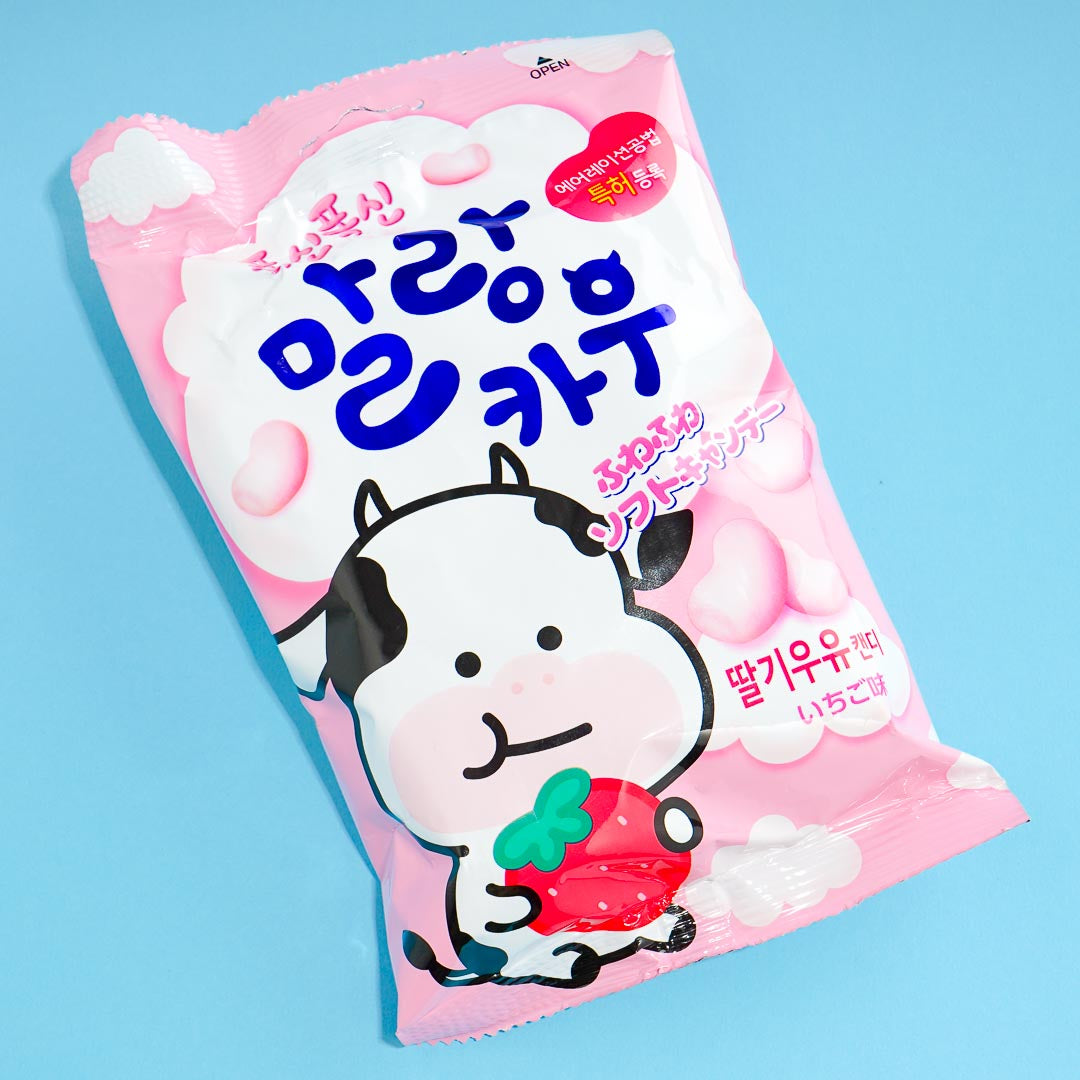 Lotte Malang Cow weich Süßigkeiten – Erdbeermilch