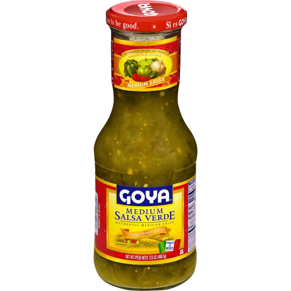 Goya Salsa mittel Verde würzig-säuerlich Grün Salsa, 17,6 oz