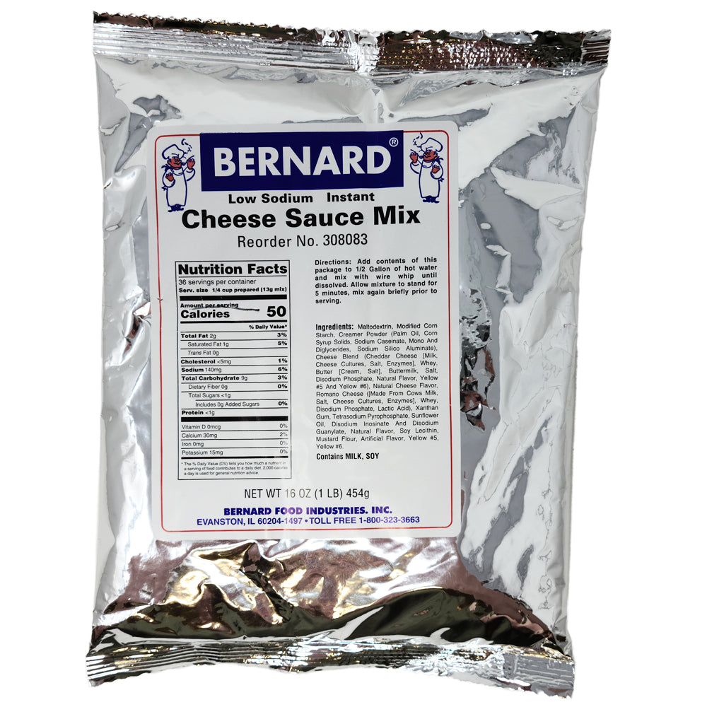 Bernard's Diet Käse Sauce Base Kein Salz hinzugefügt
