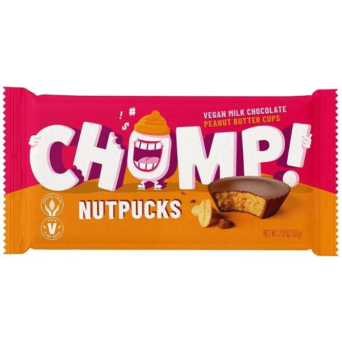Chomp! – Nutpucks Vegane Erdnussbutter Tassen, 2oz