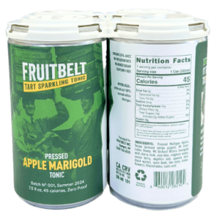 sprudelnd Tonic, Apfelmarigold, Fruchtgürtel, 4-Pack