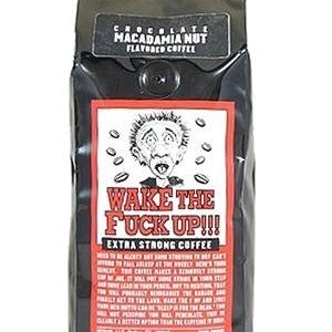 Wake The Fuck Up! Schokolade Macadamia Kaffee, 1 lb