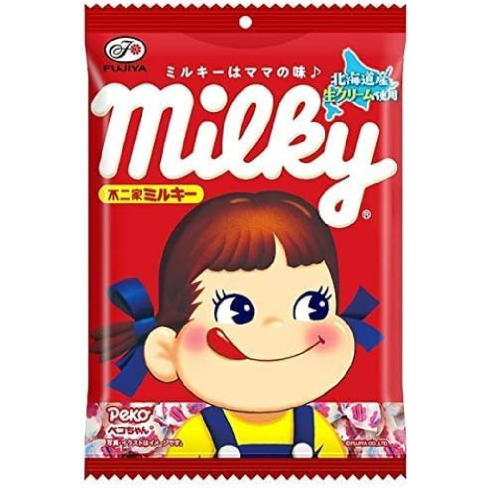 Fujiya Milky weich Milch Süßigkeiten Tasche – Hergestellt in Japan – Tokyo Sakura Mall