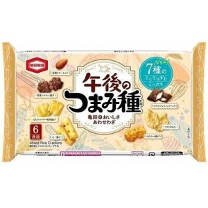 Kameda, Gogo no Tsumamidane, Reis Cracker, Snack & Mandel-Sortiment