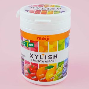 meiji xylish Regenbogen sortiert Fruchtgummi Flasche