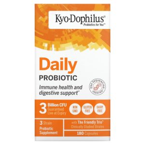 Kyolic – Kyo Dophilus, 180 Kapseln – Packung mit 1 x täglich