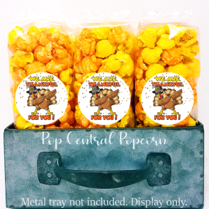 Dabbing Turkey – Thanksgiving Popcorn favor Taschen