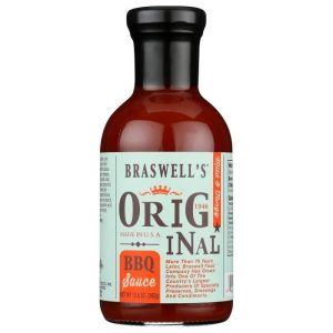 Braswell Sauce bbq original, 13,5 Unzen – Packung mit 6