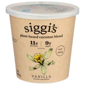 Siggi’s Joghurt-Vanille auf pflanzlicher Basis, – 24oz