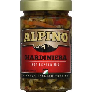 Alpino – Hot Pfeffer Mischung Giardiniera, 12 Oz – 6er Packung