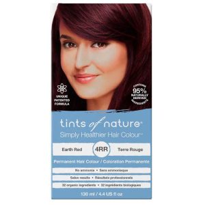 Tints of Nature – 4RR Earth roter Dauerhaarfärbemittel, 4,4 l oz-Packung o