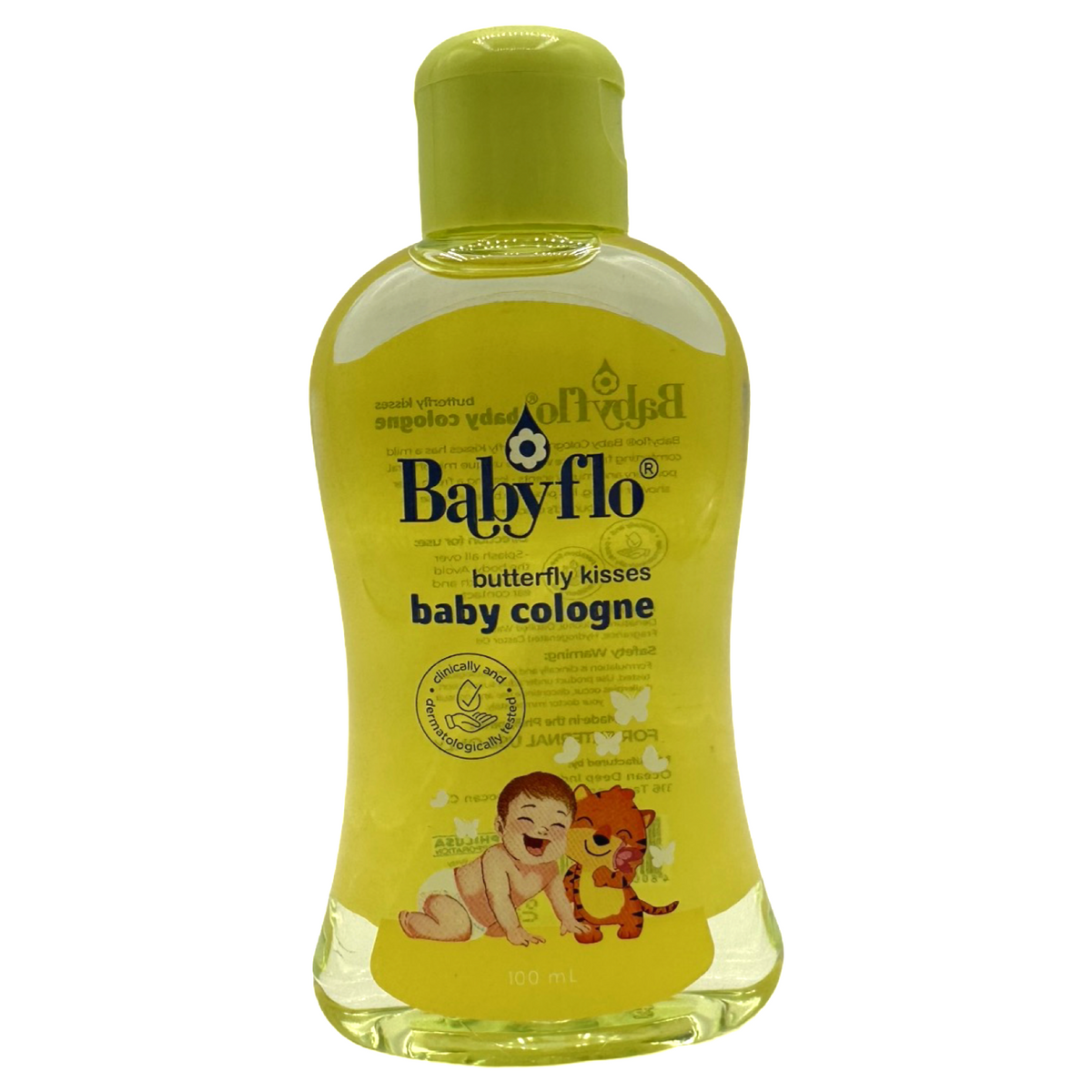 Babyflo – Baby Cologne – Schmetterlingsküsse (gelb) – 100 ML