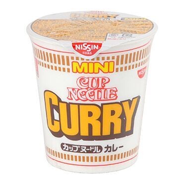 Nissin “Mini Cup Noodle Curry Geschmack” Japanisch Instant Ramen, 43g