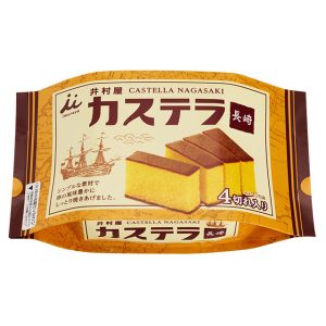 imuraya, kasutera, weicher Kuchen, 4 Stk in 1 Packung