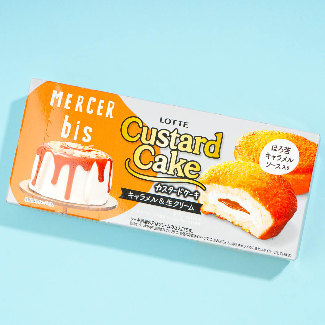 Lotte MERCER bis Custard Kuchen – Karamell & frische Sahne