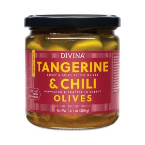 Divina – Mandarine und Chili marinierte Oliven, 14,1 Unzen