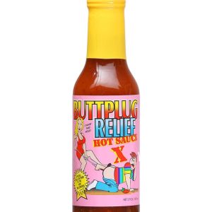 scharfe Sauce Buttplug Relief Ich will, dass Loch ! Bild des Mannes auf allen Vieren w